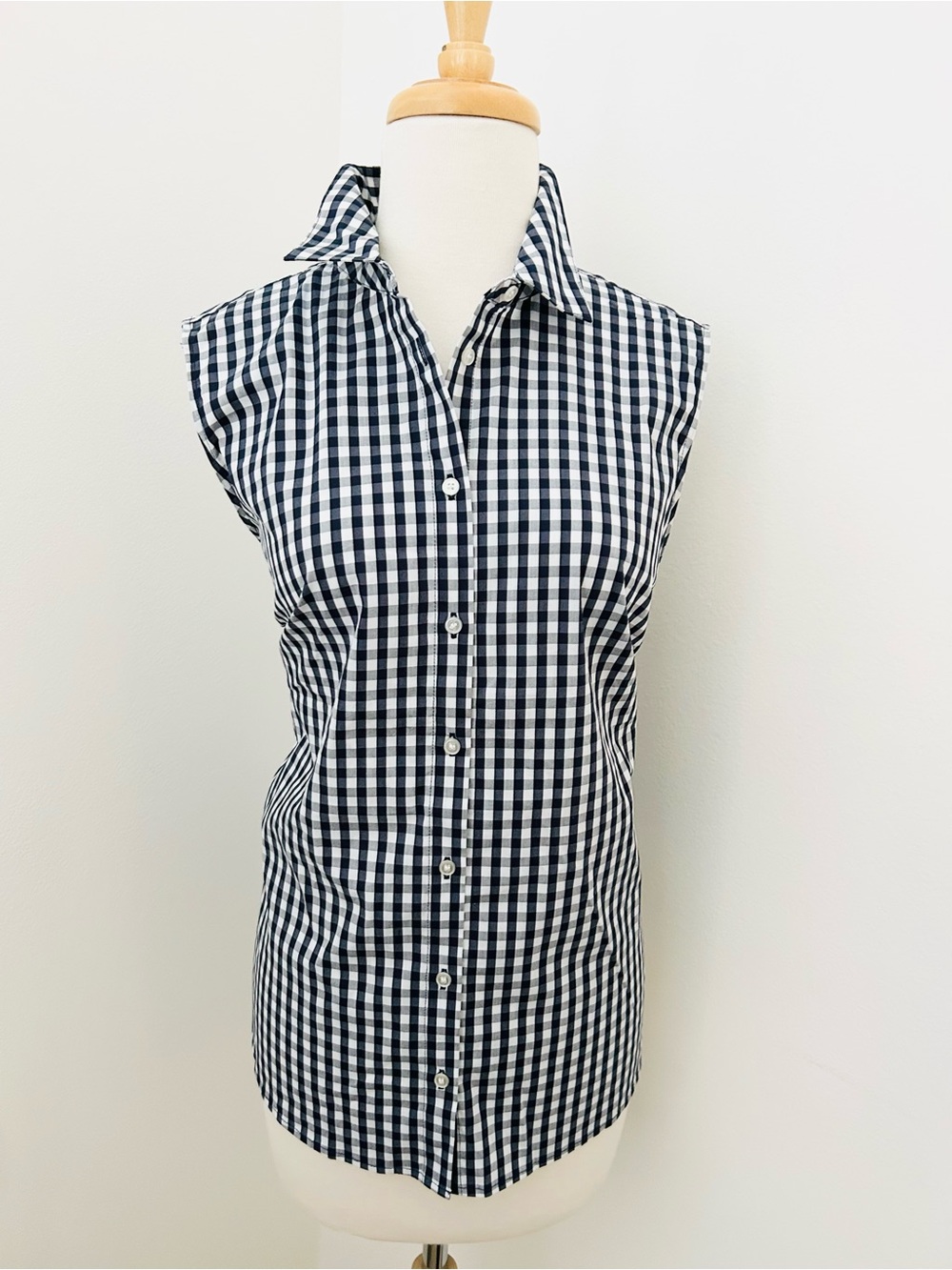 C. WONDER HIGH LOW GINGHAM SHIRT